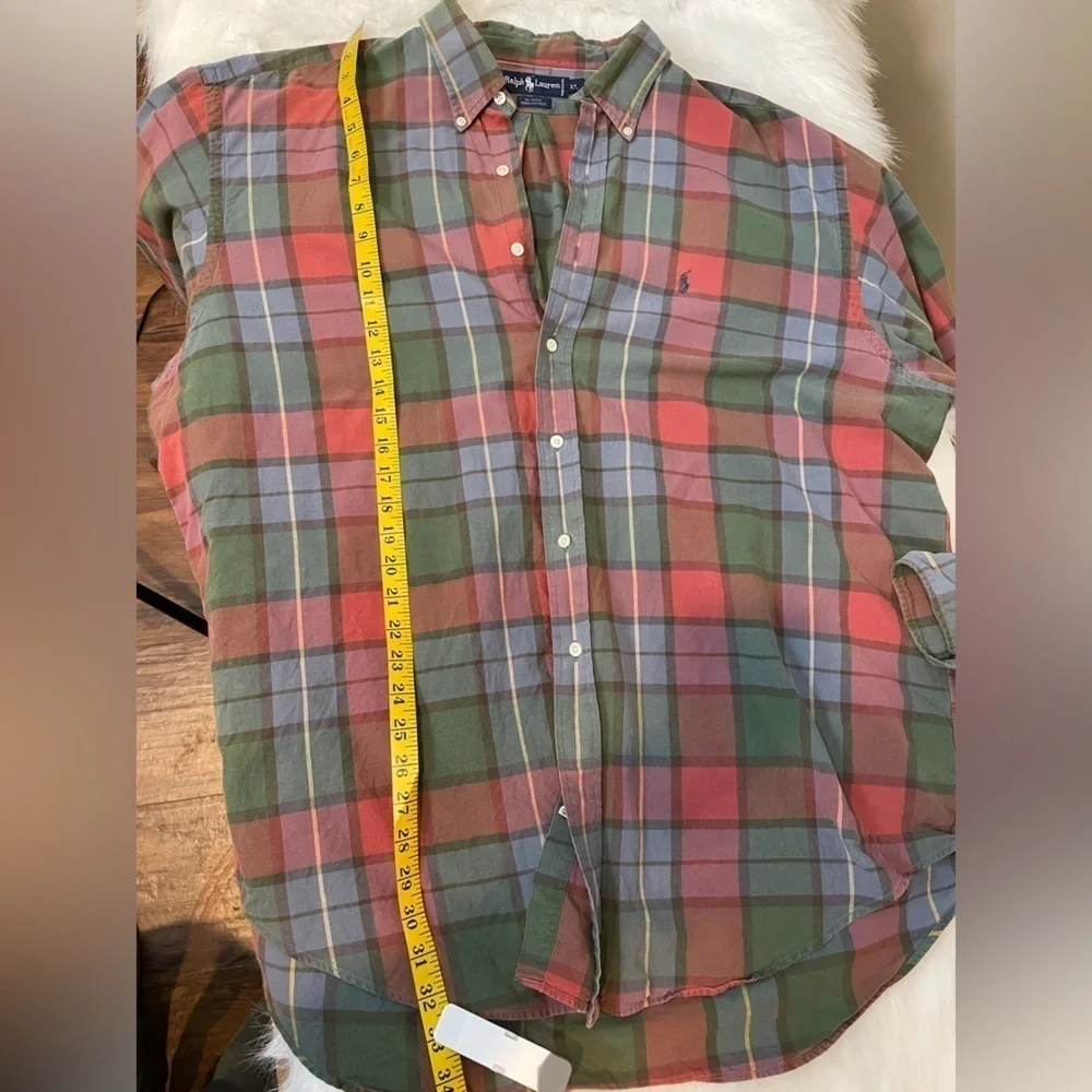 Polo Ralph Lauren Cotton Plaid Button Down XXL